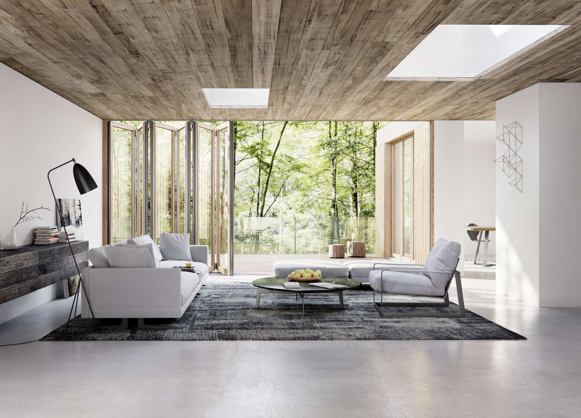 Solarlux Glas Faltwand Woodline Solarlux Glas Faltwand Woodline