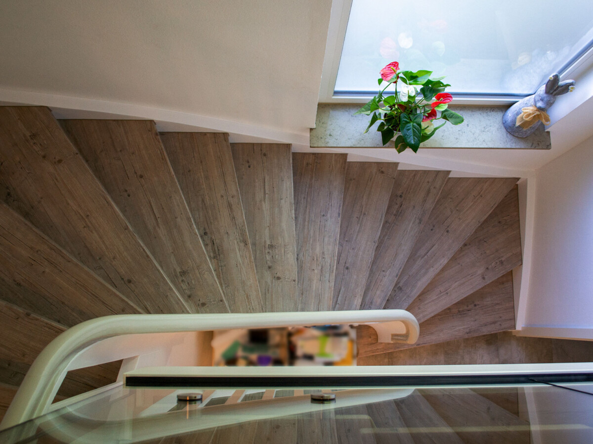 Treppe aus Laminat