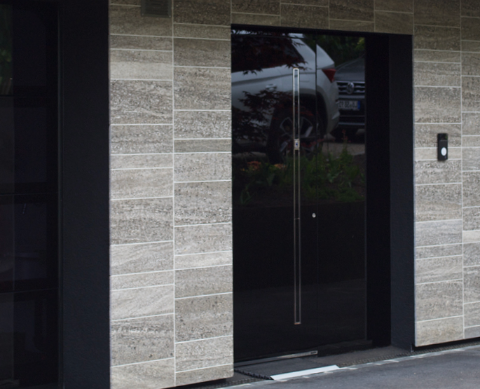 Aluminium Haustür
